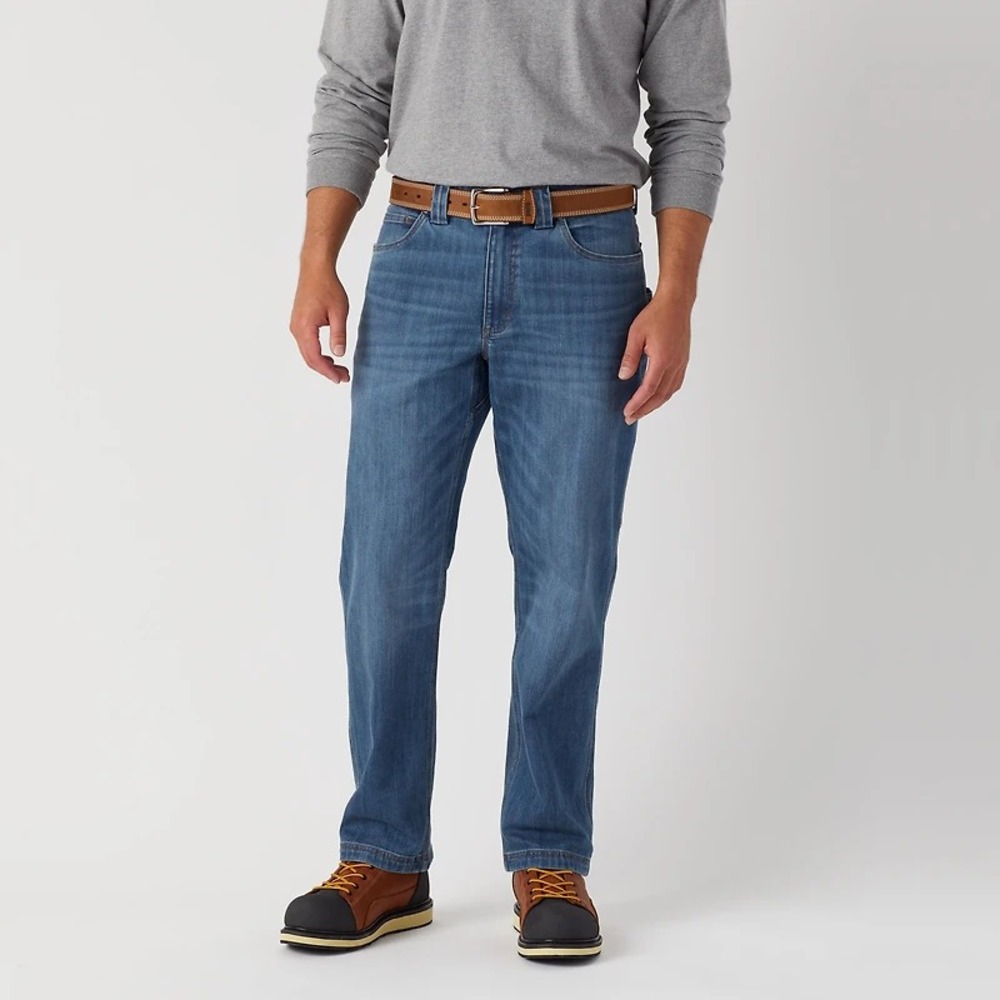Duluth Trading Men's Ballroom Double Flex Relaxed Fit Carpenter Jeans 30x30 NEW